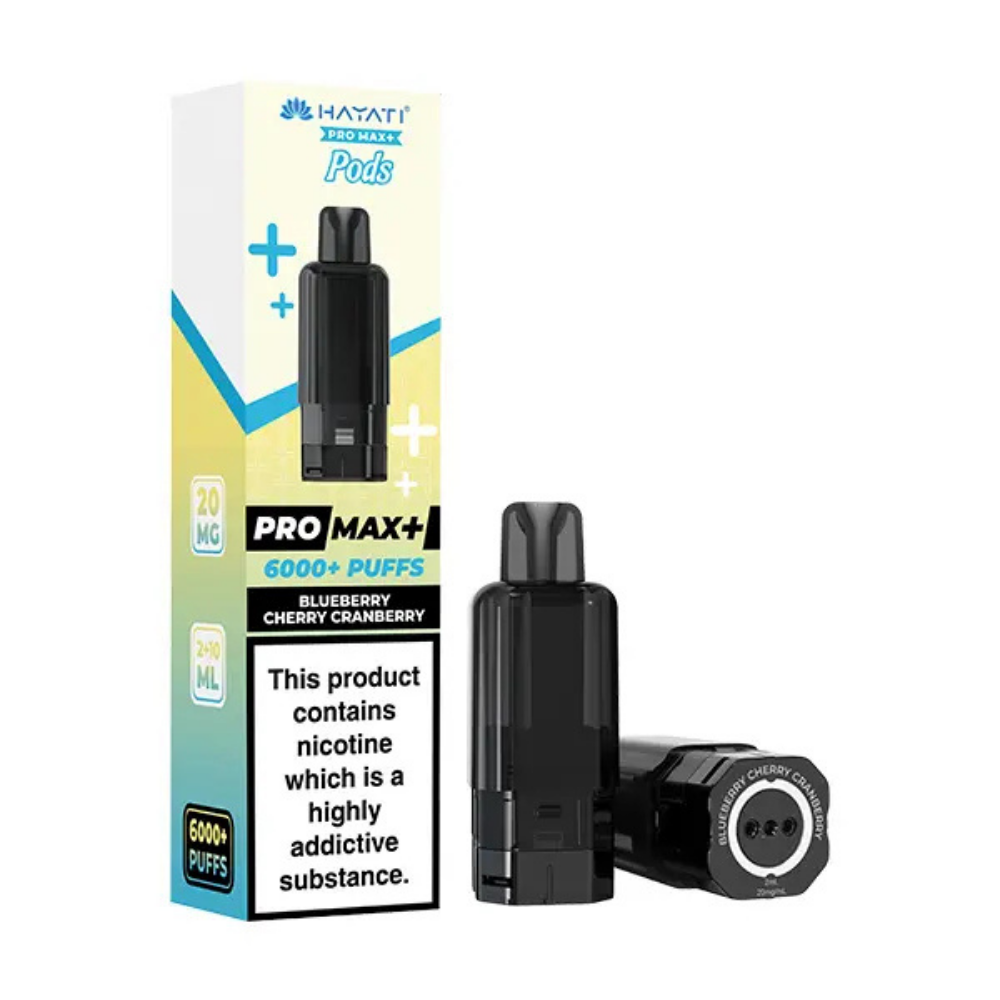 Hayati Pro Max Plus 6000 Prefilled Pod Blueberry Cherry Cranberry