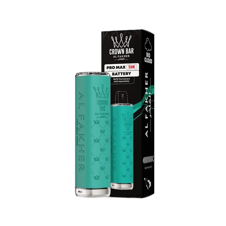 Al Fakher Crown Bar Pro Max 12K Prefilled Pod Kit Teal