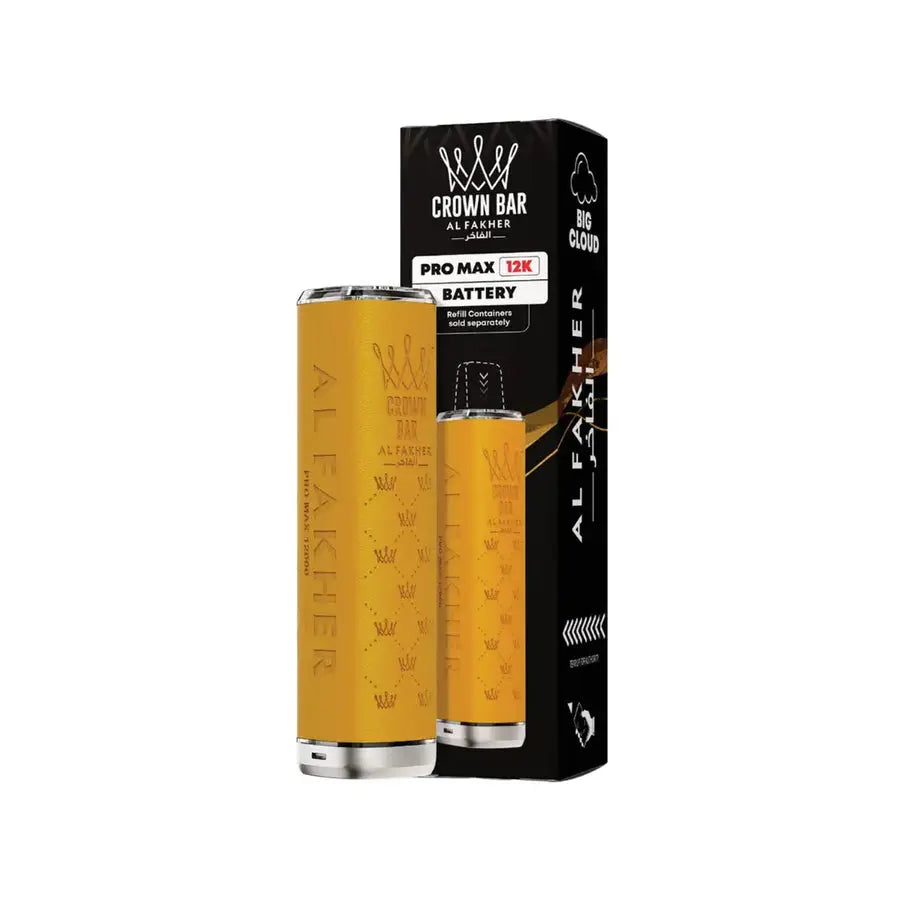 Al Fakher Crown Bar Pro Max 12K Prefilled Pod Kit Yellow