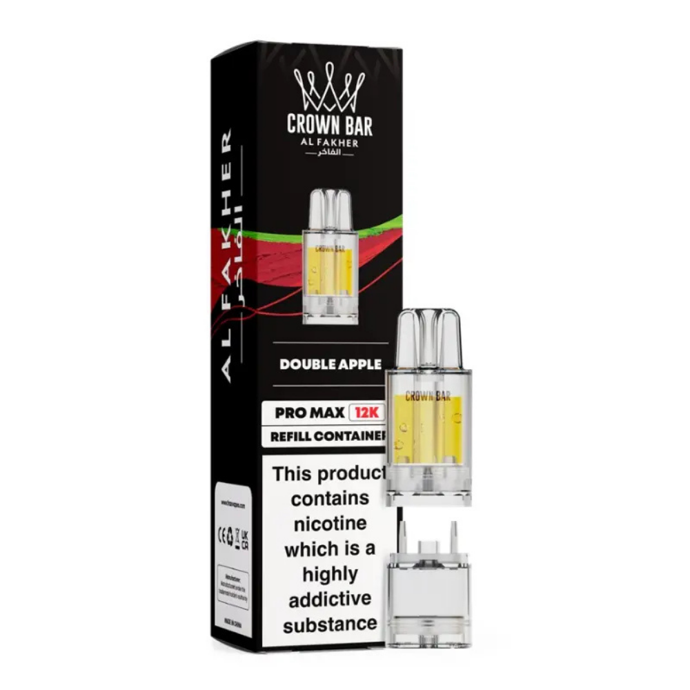 Al Fakher Crown Bar Pro Max 12K Prefilled Pod Double Apple