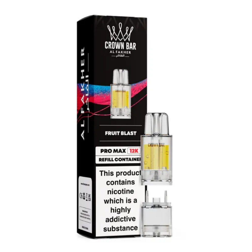 Al Fakher Crown Bar Pro Max 12K Prefilled Pod Fruit Blast