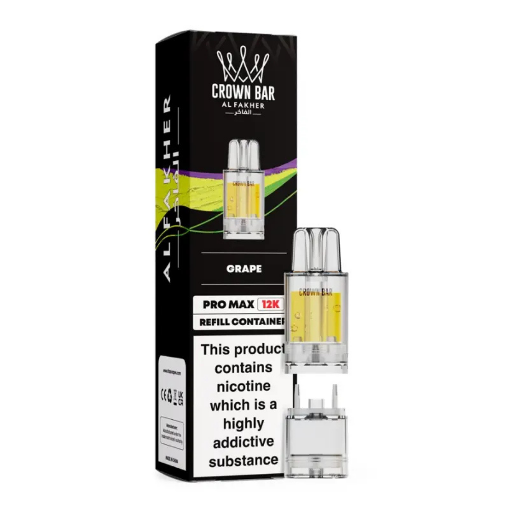 Al Fakher Crown Bar Pro Max 12K Prefilled Pod Grape