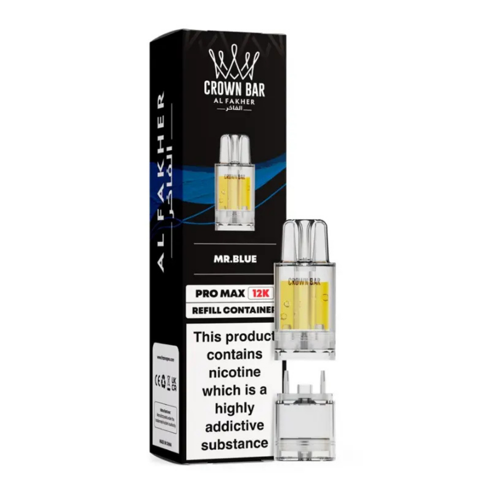 Al Fakher Crown Bar Pro Max 12K Prefilled Pod Mr Blue