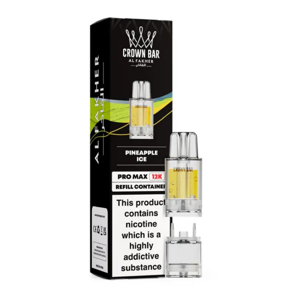 Al Fakher Crown Bar Pro Max 12K Prefilled Pod Pineapple Ice