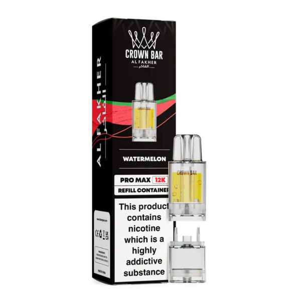 Al Fakher Crown Bar Pro Max 12K Prefilled Pod Watermelon