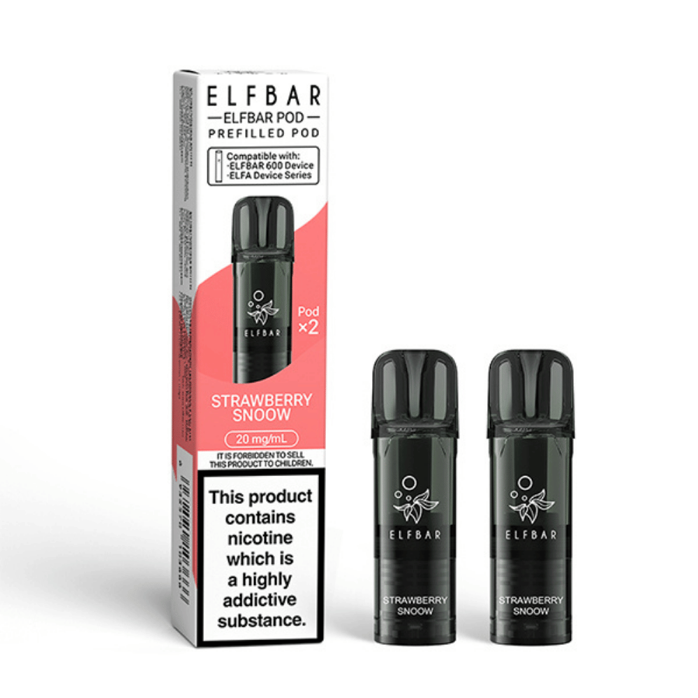 Elf Bar 600 Prefilled Pod Strawberry Snoow
