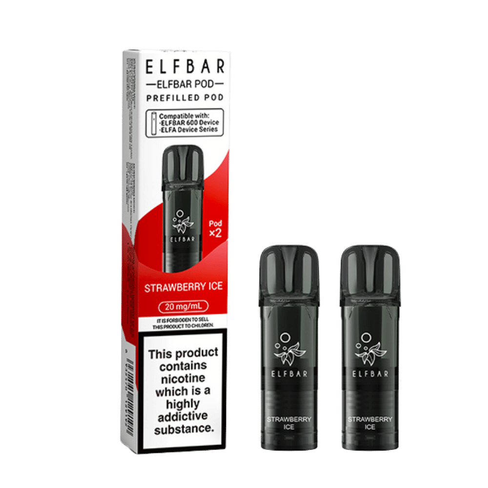 Elf Bar 600 Prefilled Pod Strawberry Ice
