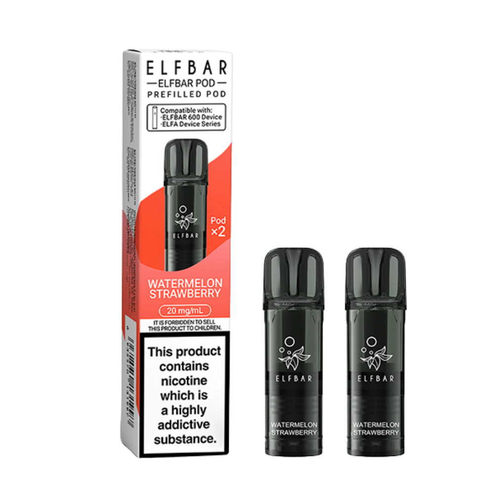 Elf Bar 600 Prefilled Pod Watermelon Strawberry