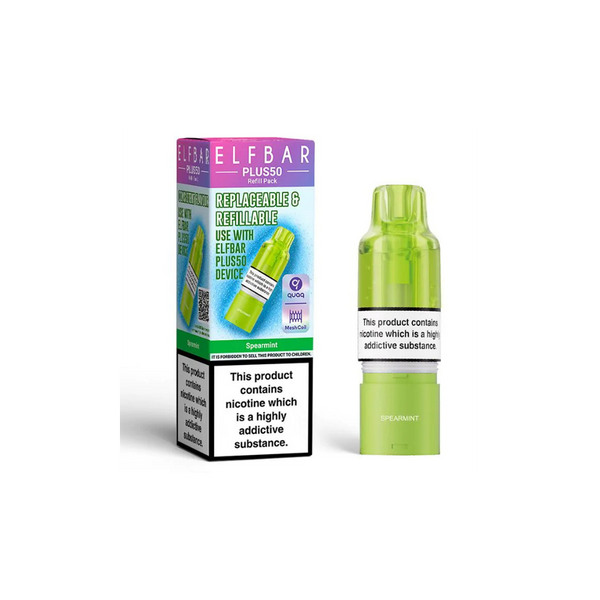 ELF BAR Plus 50 Refill Pack Spearmint