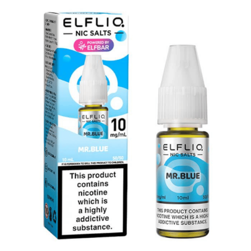 Elfliq Nic Salt E-Liquid 10ml Mr Blue