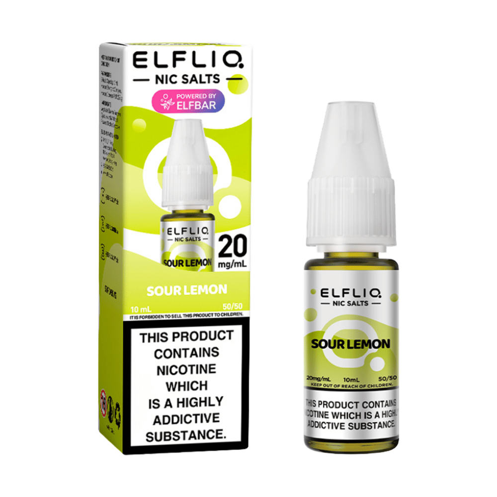 Elf Bar Elfliq Sour Lemon E Liquid 10ml