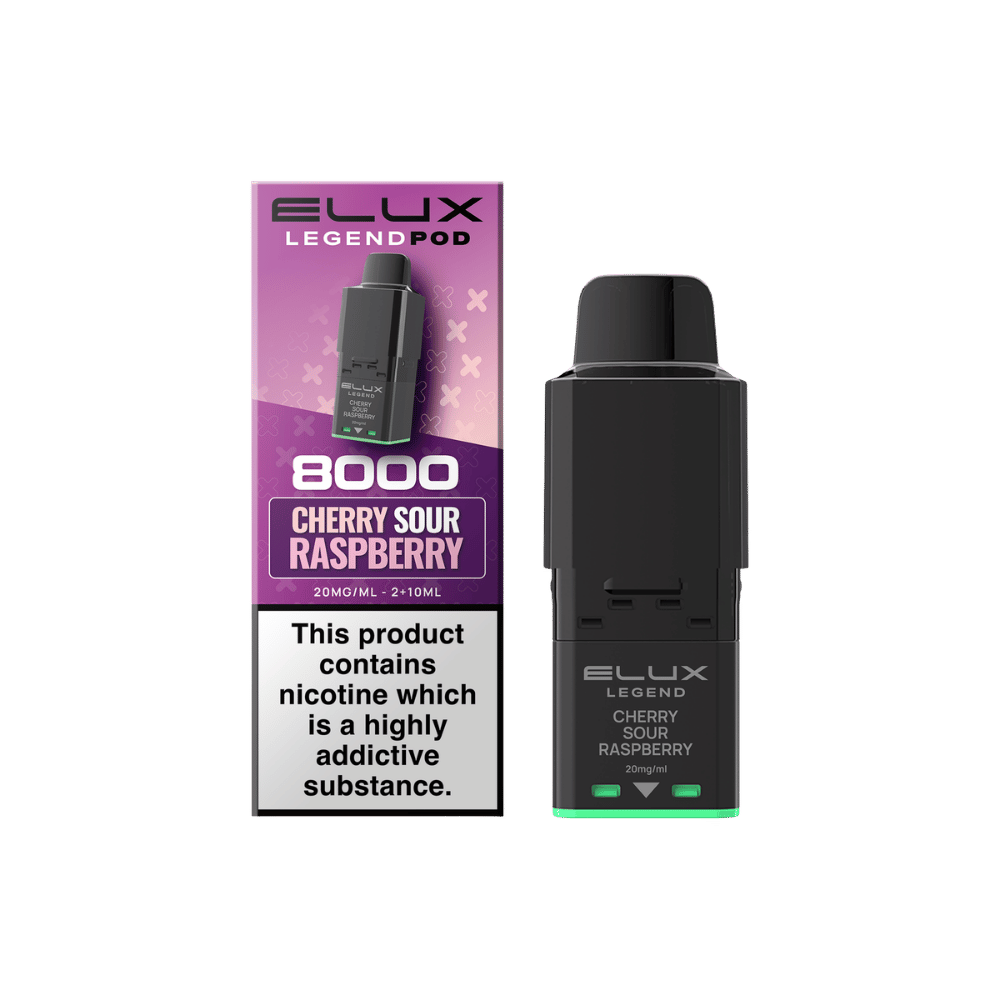 Elux Legend 8000 Prefilled Pod Cherry Sour Raspberry