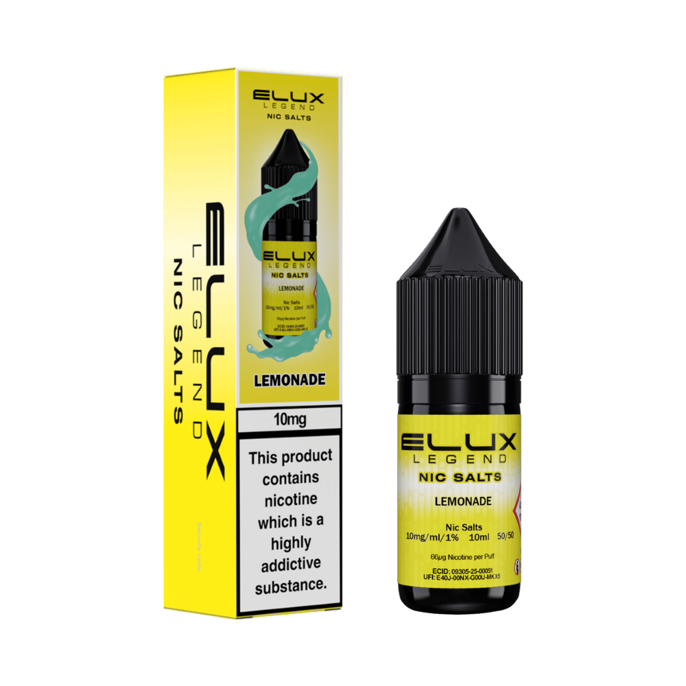 Elux Legend Nic Salt E-Liquid 10ml Lemonade
