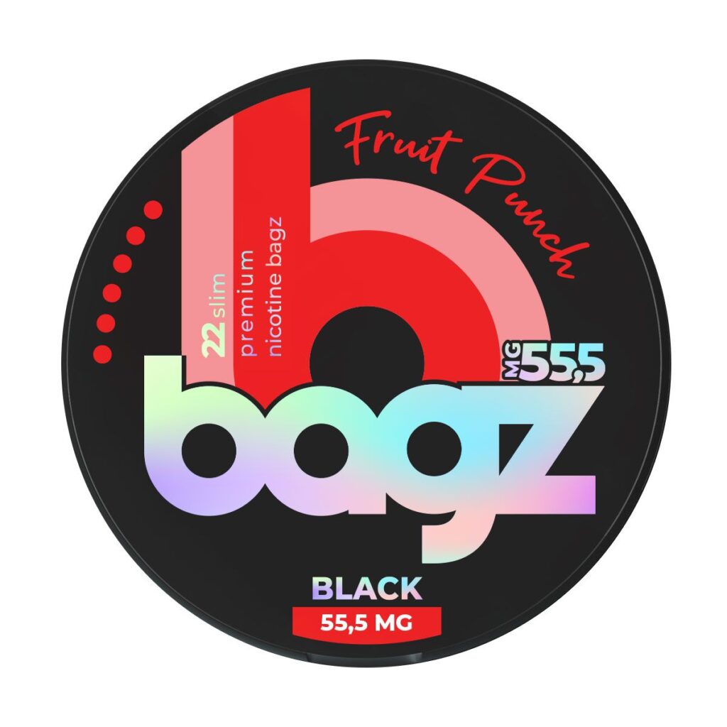 Bagz Black Fruit Punch Nicotine Pouches