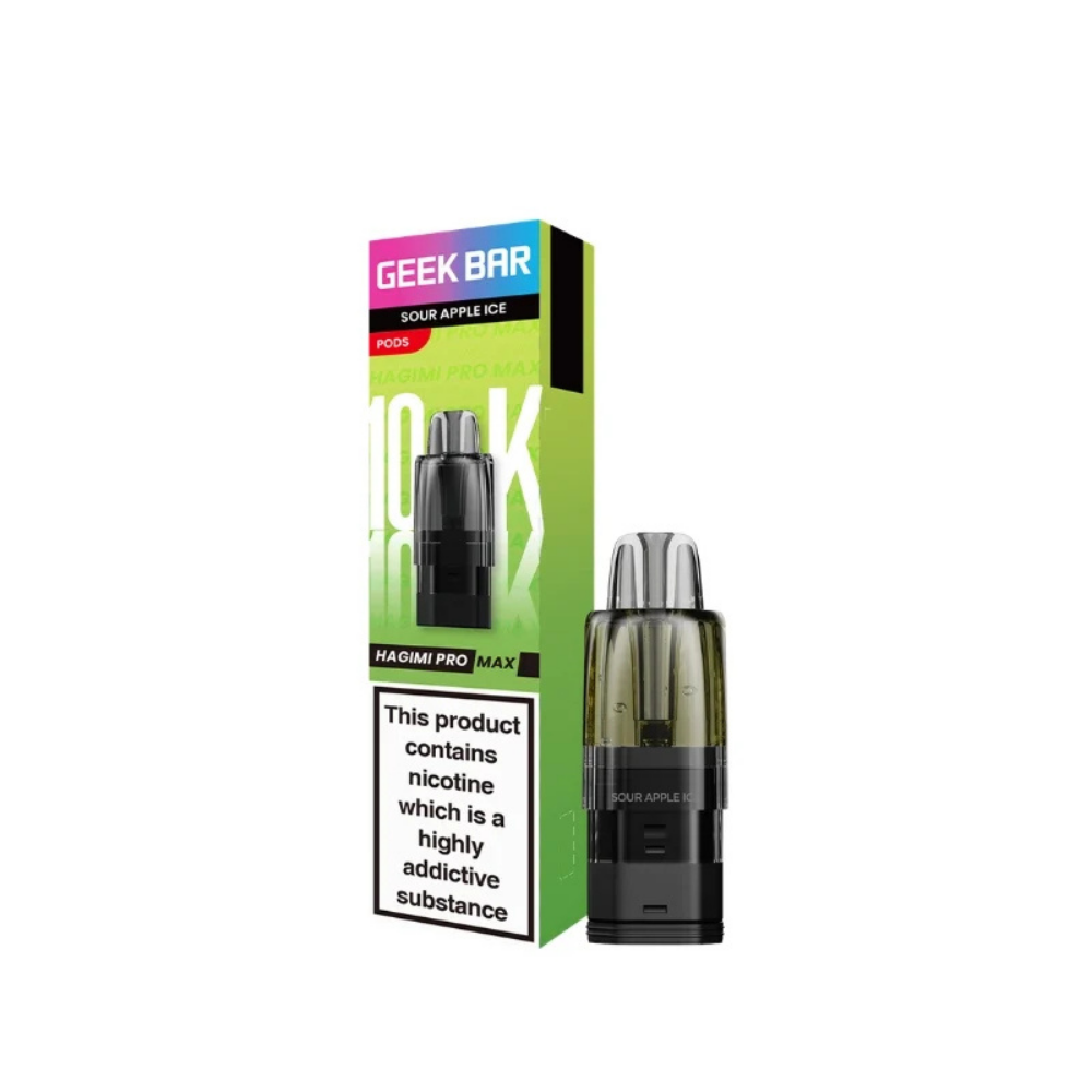 Geek Bar Hagimi Pro Max 10K Refill Pod Sour Apple Ice