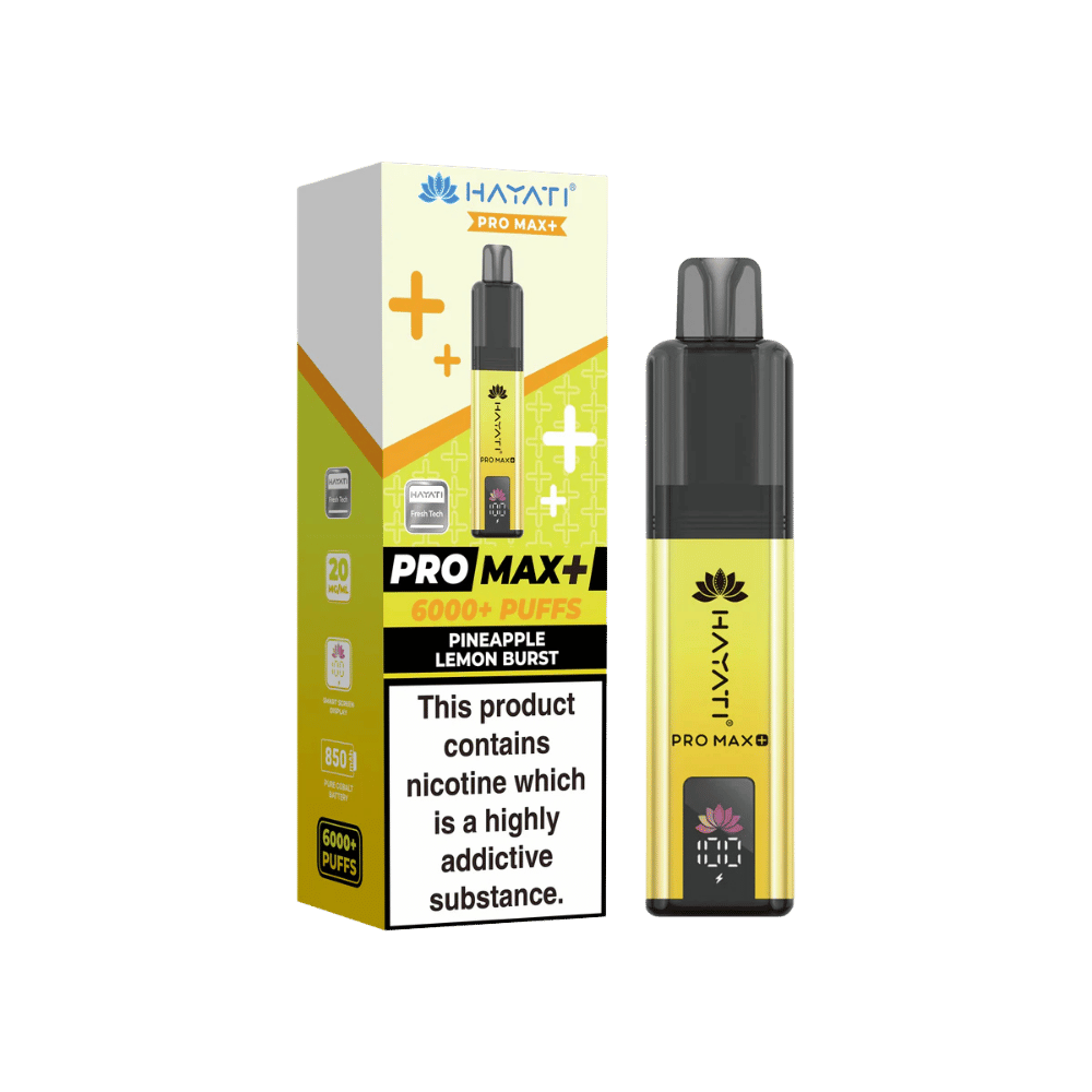 Hayati Pro Max Plus 6000 Puffs Pineapple Lemon Burst