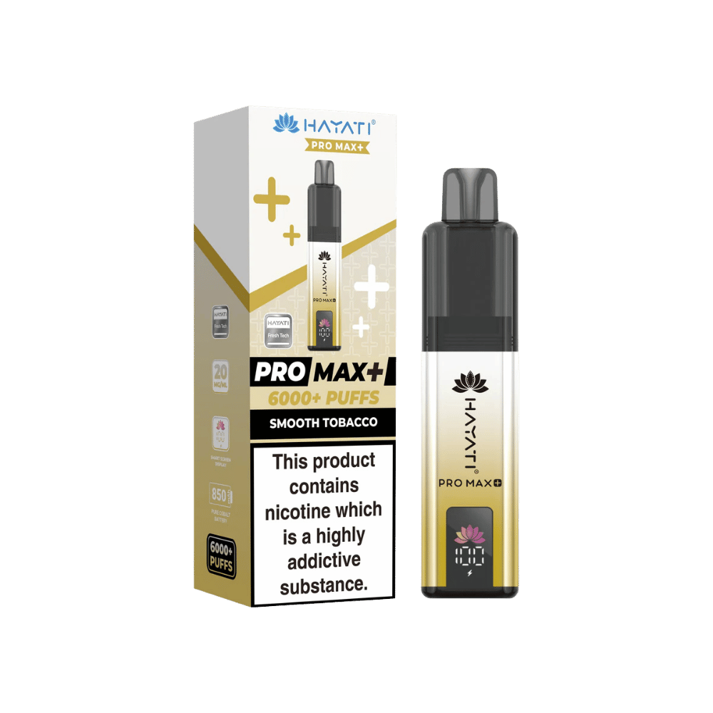 Hayati Pro Max Plus 6000 Puffs Smooth Tobacco