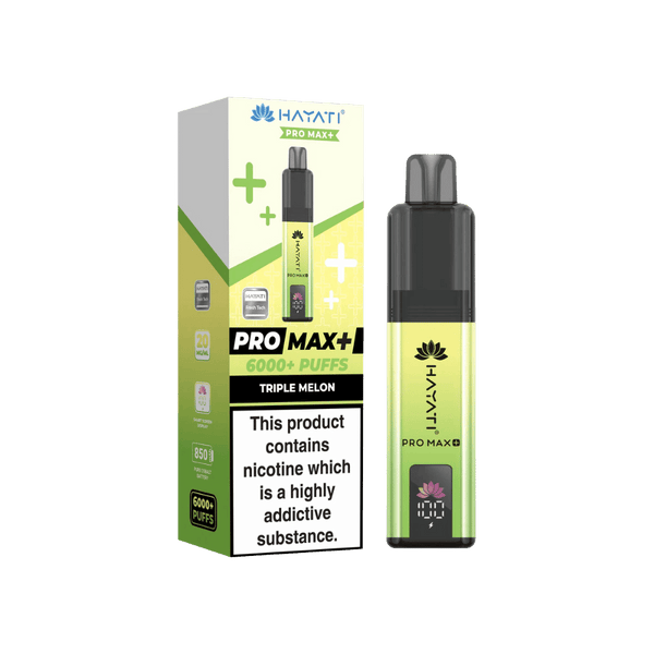 Hayati Pro Max Plus 6000 Puffs Triple Melon