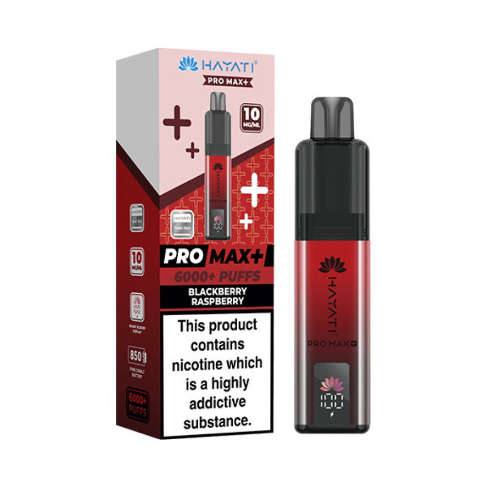 Hayati Pro Max Plus 6000 Puffs 10mg Blackberry Raspberry