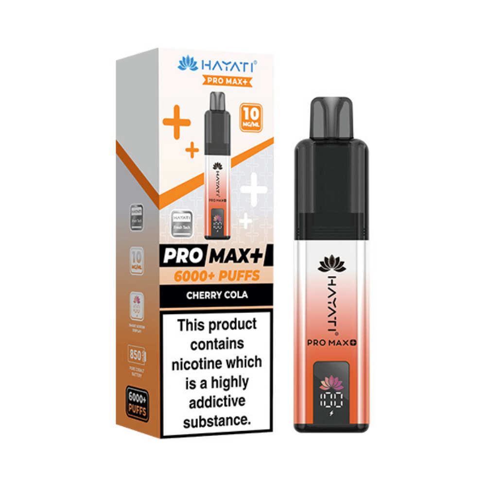 Hayati Pro Max Plus 6000 Puffs 10mg Cherry Cola