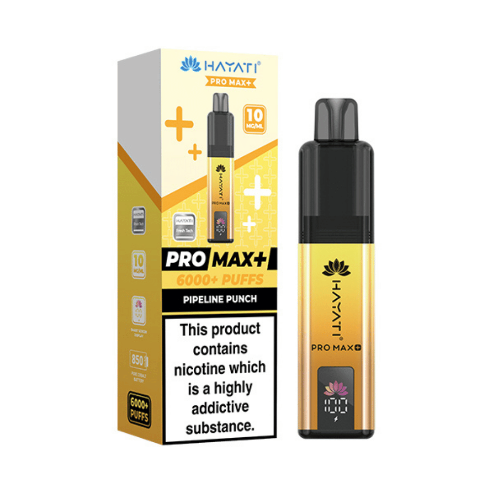 Hayati Pro Max Plus 6000 Puffs 10mg Pipeline Punch