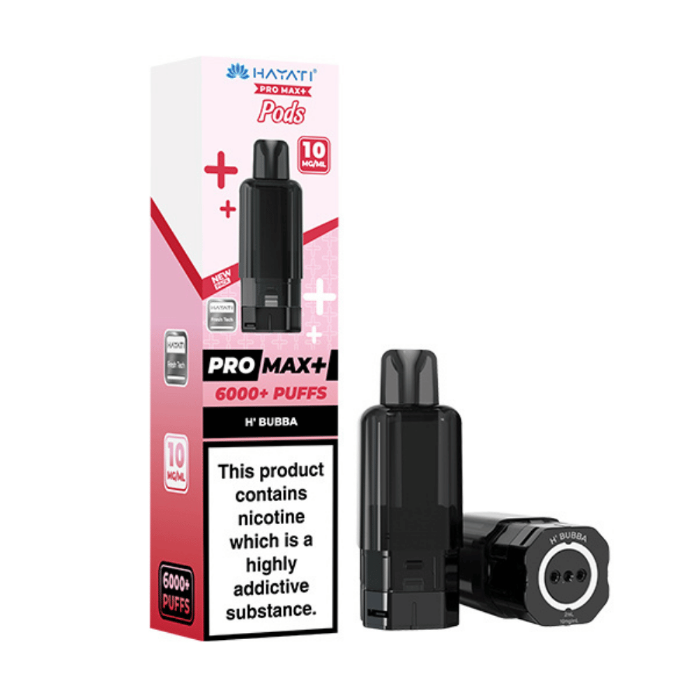 Hayati Pro Max Plus 6000 Prefilled Pod 10mg H'Bubba