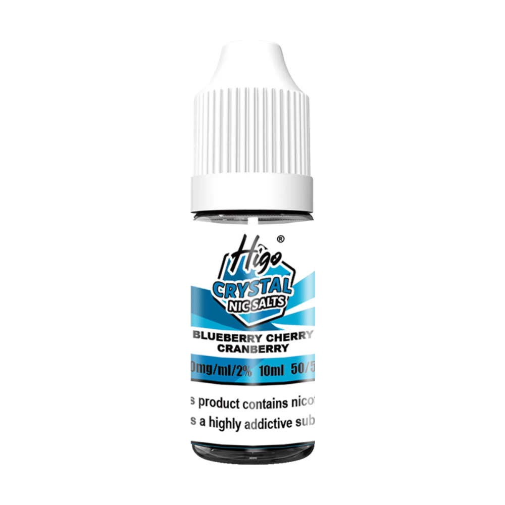 Higo Crystal Nic Salt E-liquid Blueberry Cherry Cranberry