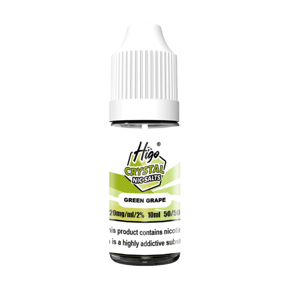 Higo Crystal Nic Salt E-liquid Green Grape