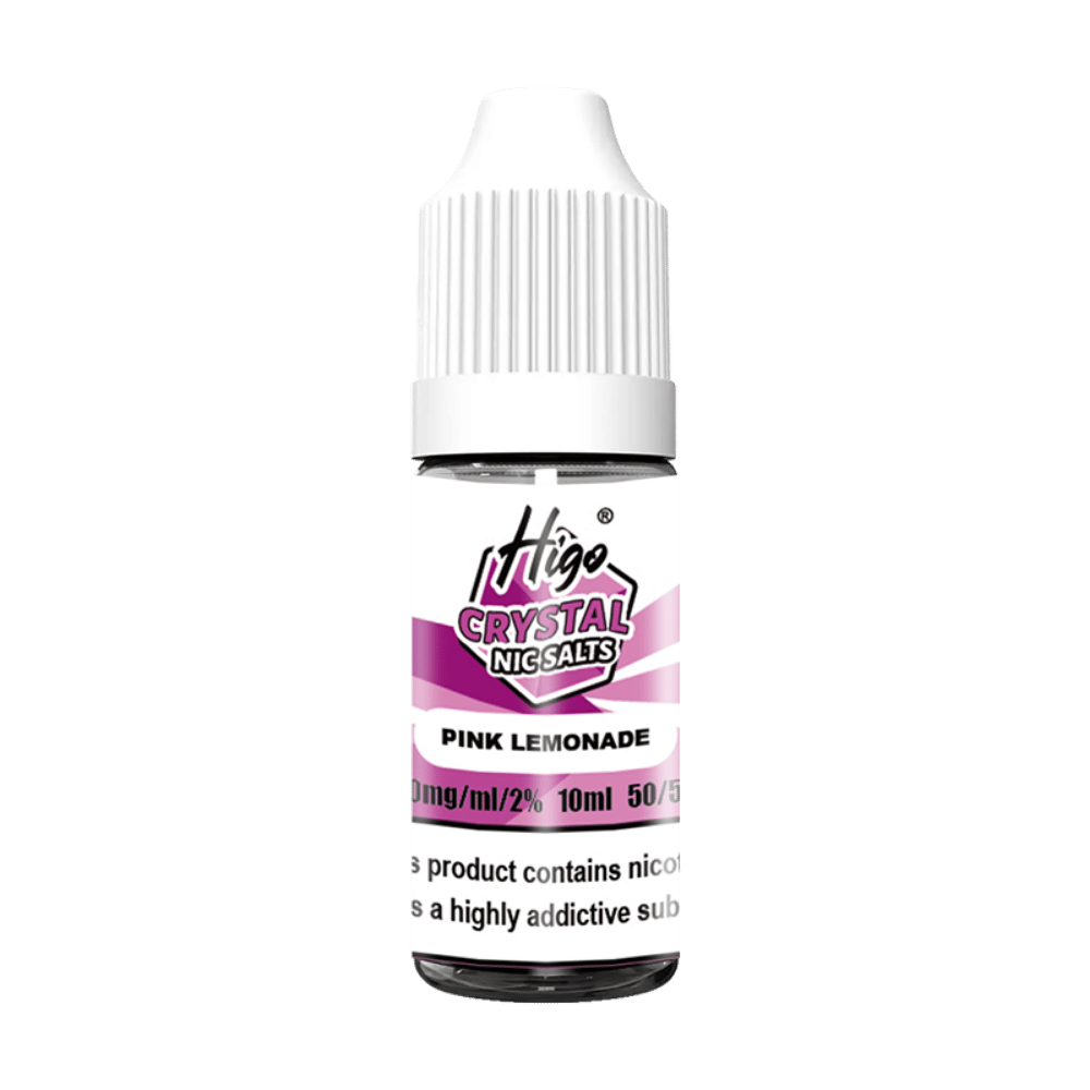 Higo Crystal Nic Salt E-liquid Pink Lemonade