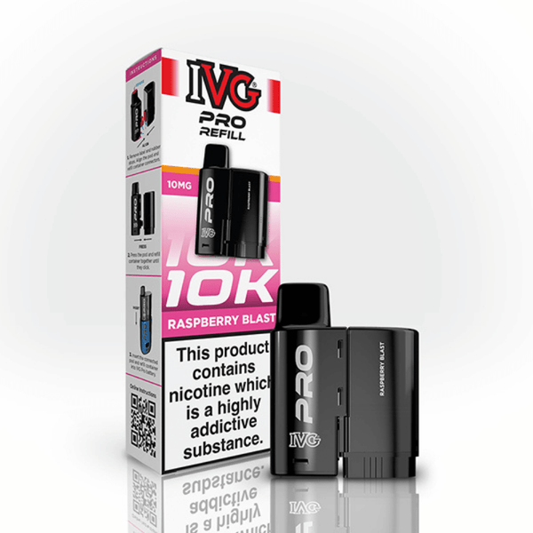 IVG Pro Refill 10mg Raspberry Blast