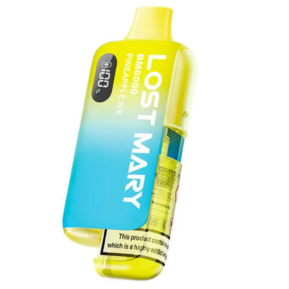 Lost Mary BM6000 Zero Nicotine Prefilled Pod Kit Pineapple Ice