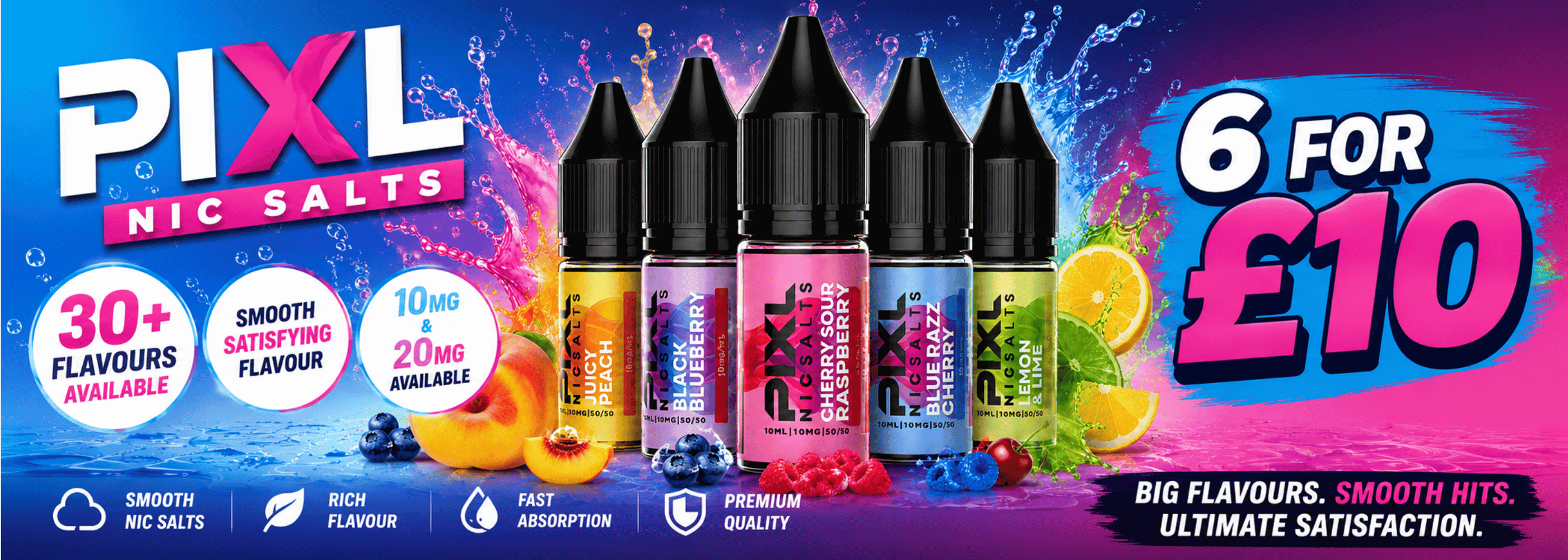 PIXL Nic Salt 6 For £10
