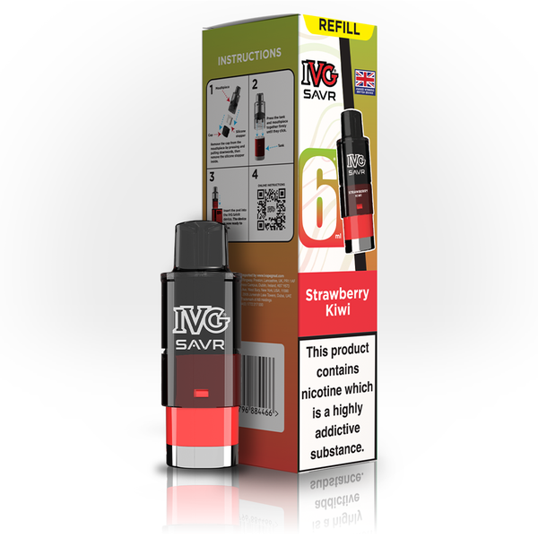 IVG SAVR Strawberry Kiwi Refill