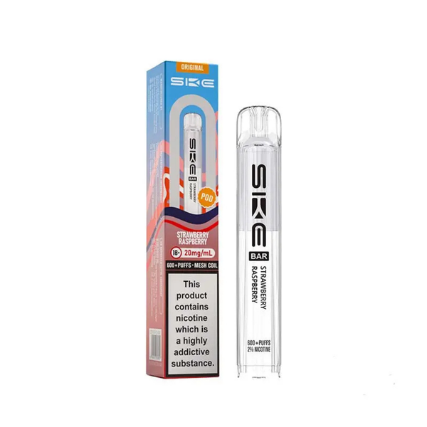 Ske Bar 600 Prefilled Pod Strawberry Raspberry