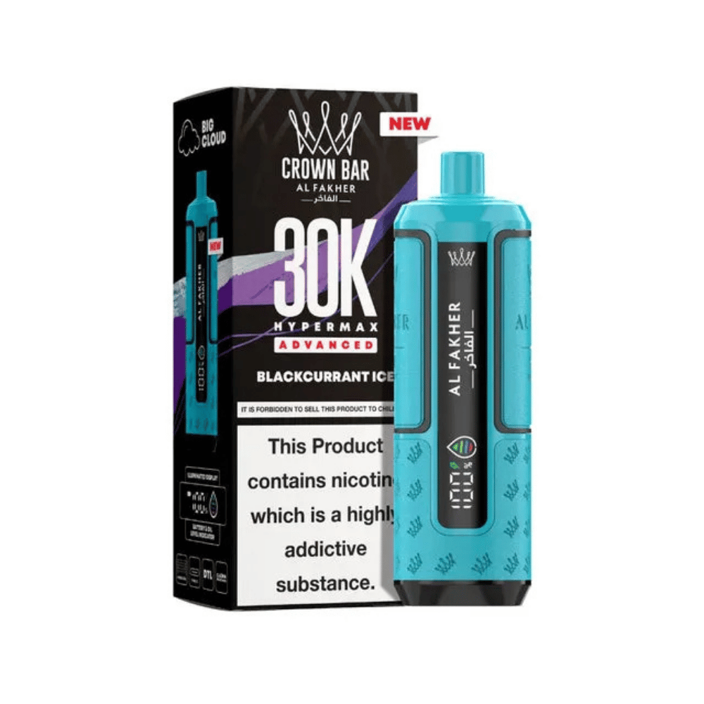 Al Fakher 30K Hypermax Prefilled Pod Kit Blackcurrant Ice - EUK