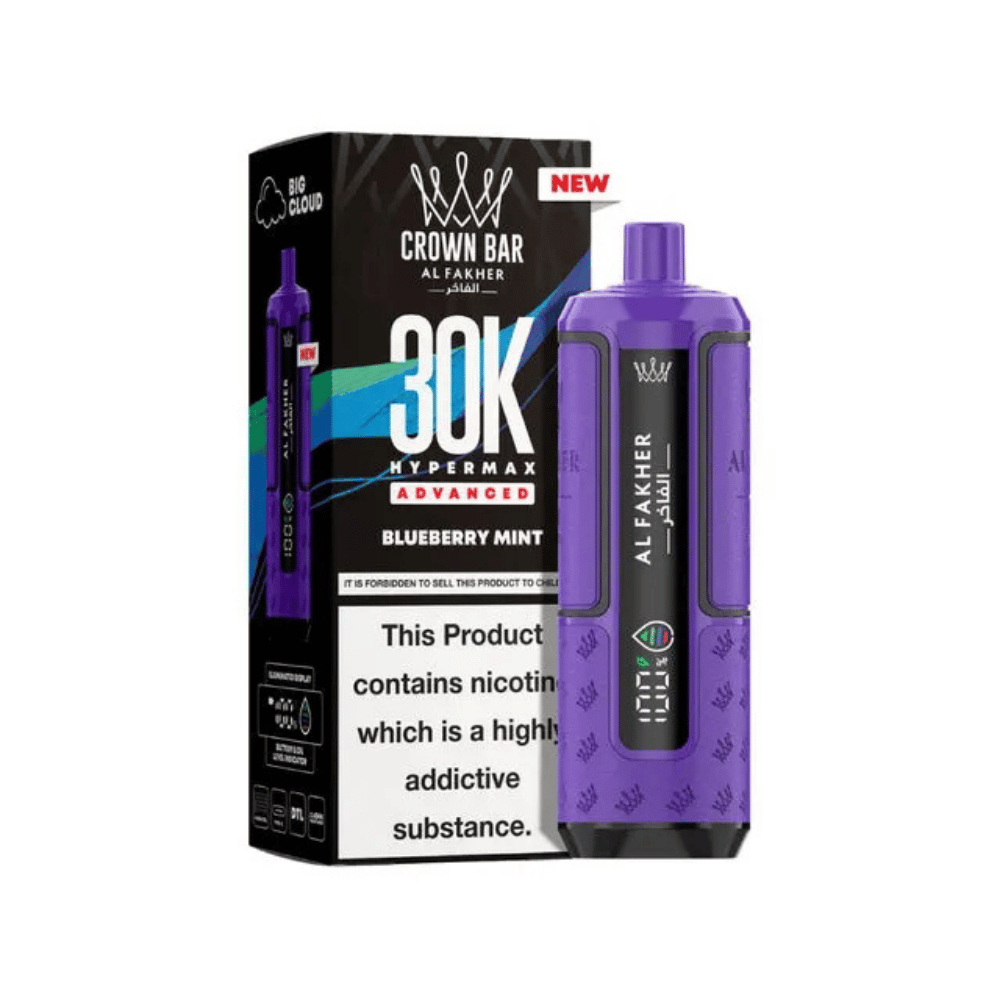 Al Fakher 30K Hypermax Prefilled Pod Kit Blueberry Mint - EUK