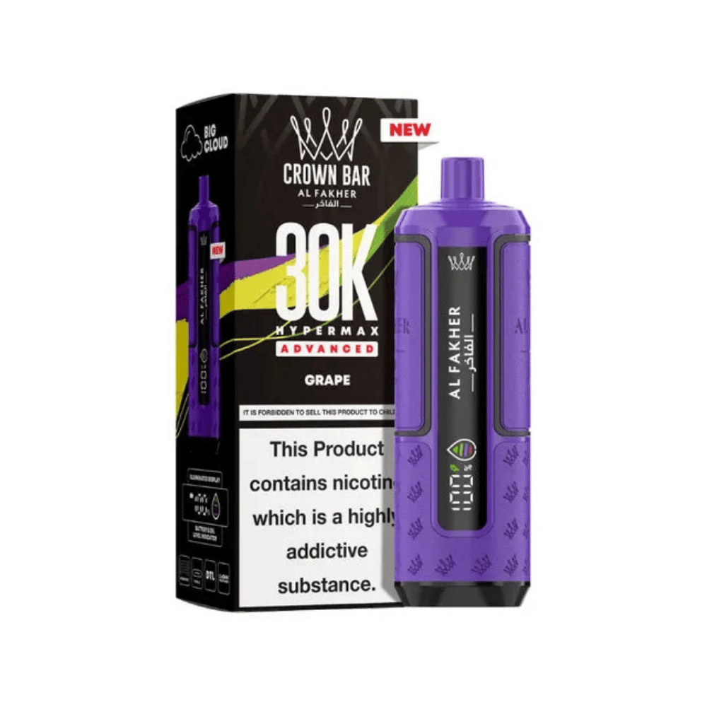 Al Fakher 30K Hypermax Prefilled Pod Kit Grape - EUK