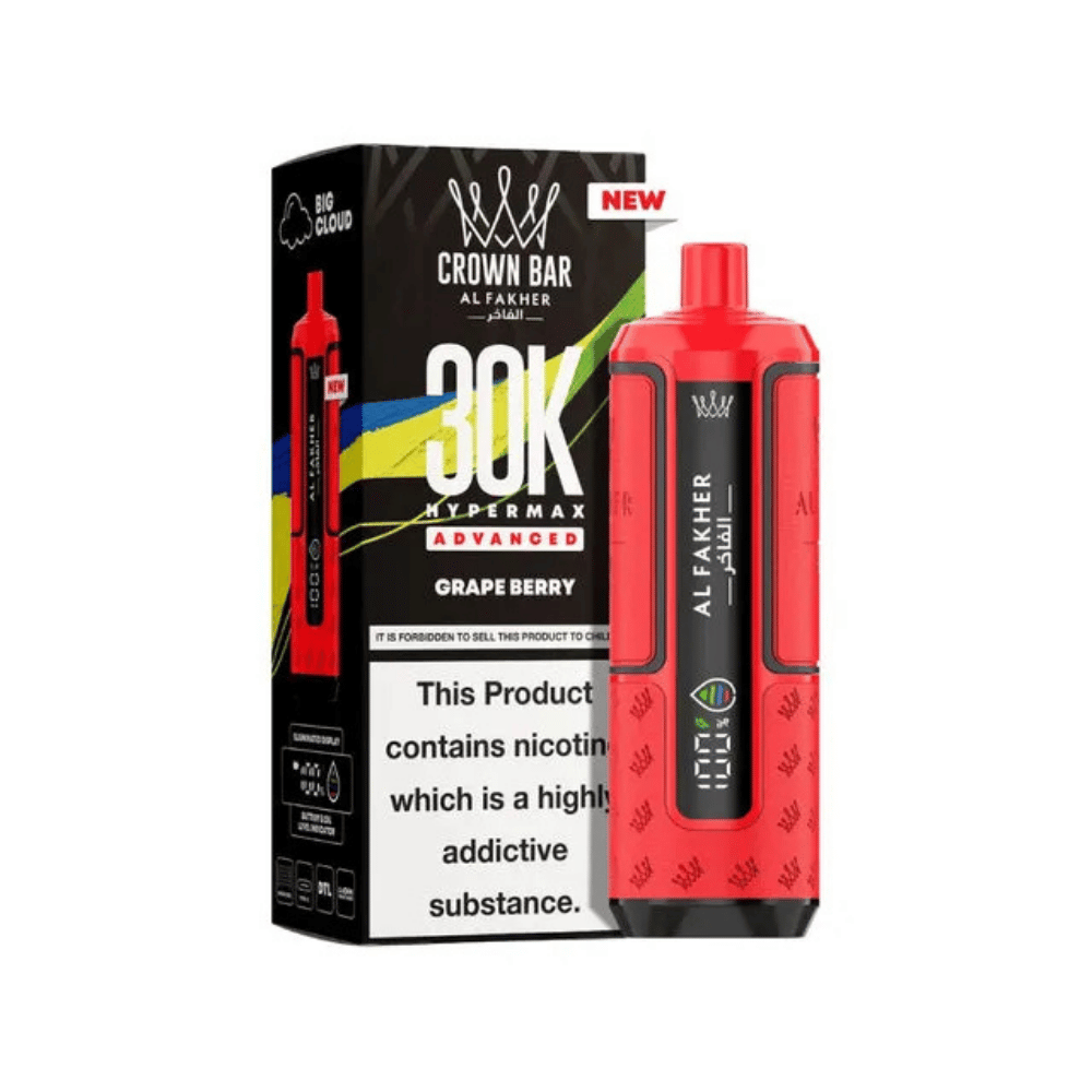Al Fakher 30K Hypermax Prefilled Pod Kit Grape Berry - EUK
