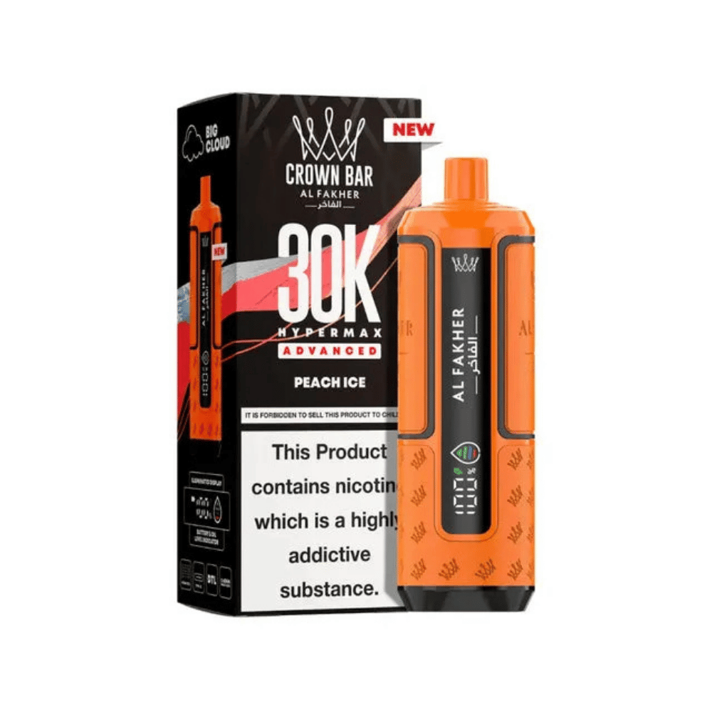 Al Fakher 30K Hypermax Prefilled Pod Kit Peach Ice - EUK