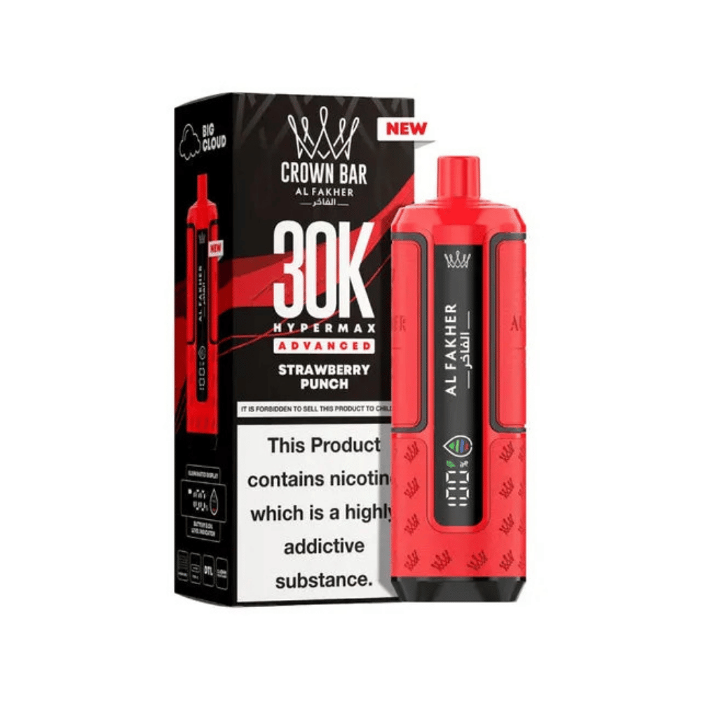 Al Fakher 30K Hypermax Prefilled Pod Kit Strawberry Punch - EUK