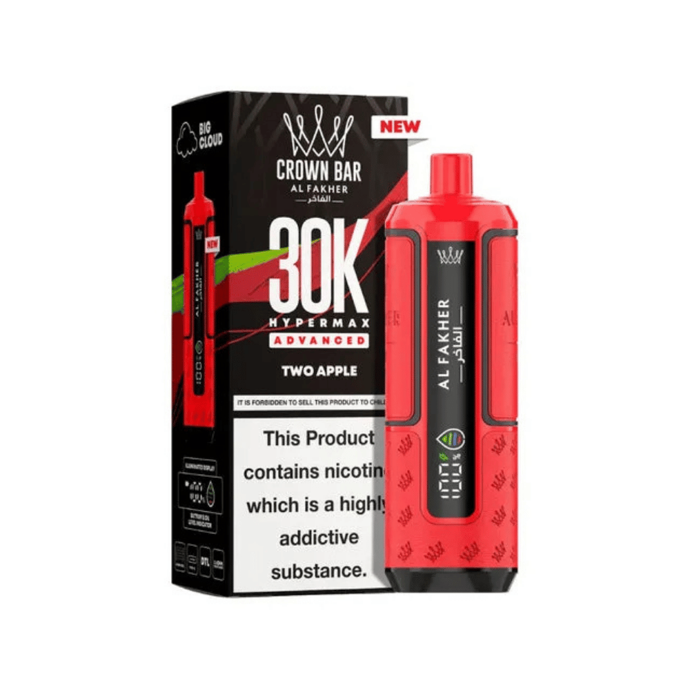 Al Fakher 30K Hypermax Prefilled Pod Kit Two apple - EUK