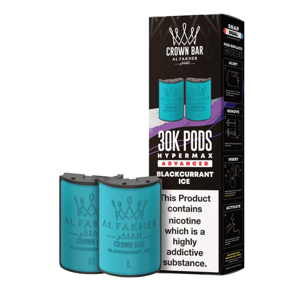 Al Fakher 30k Hypermax Prefilled Pods Blackcurrant Ice - EUK