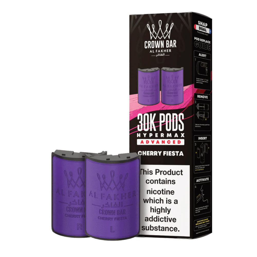 Al Fakher 30k Hypermax Prefilled Pods Cherry Fiesta - EUK