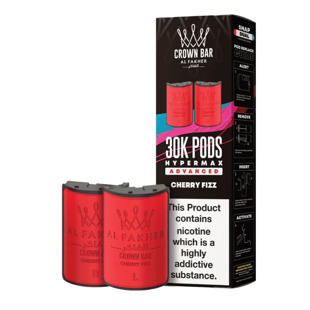 Al Fakher 30k Hypermax Prefilled Pods Cherry Fizz - EUK