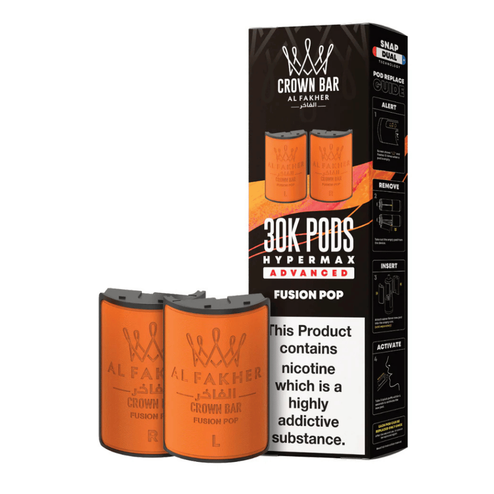 Al Fakher 30k Hypermax Prefilled Pods Fusion Pop - EUK