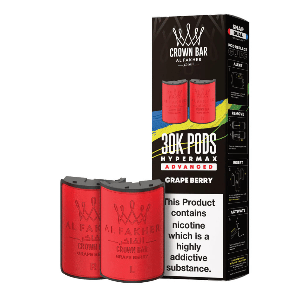 Al Fakher 30k Hypermax Prefilled Pods Grape Berry - EUK