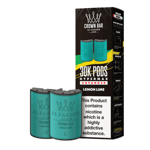 Al Fakher 30k Hypermax Prefilled Pods Lemon Lime