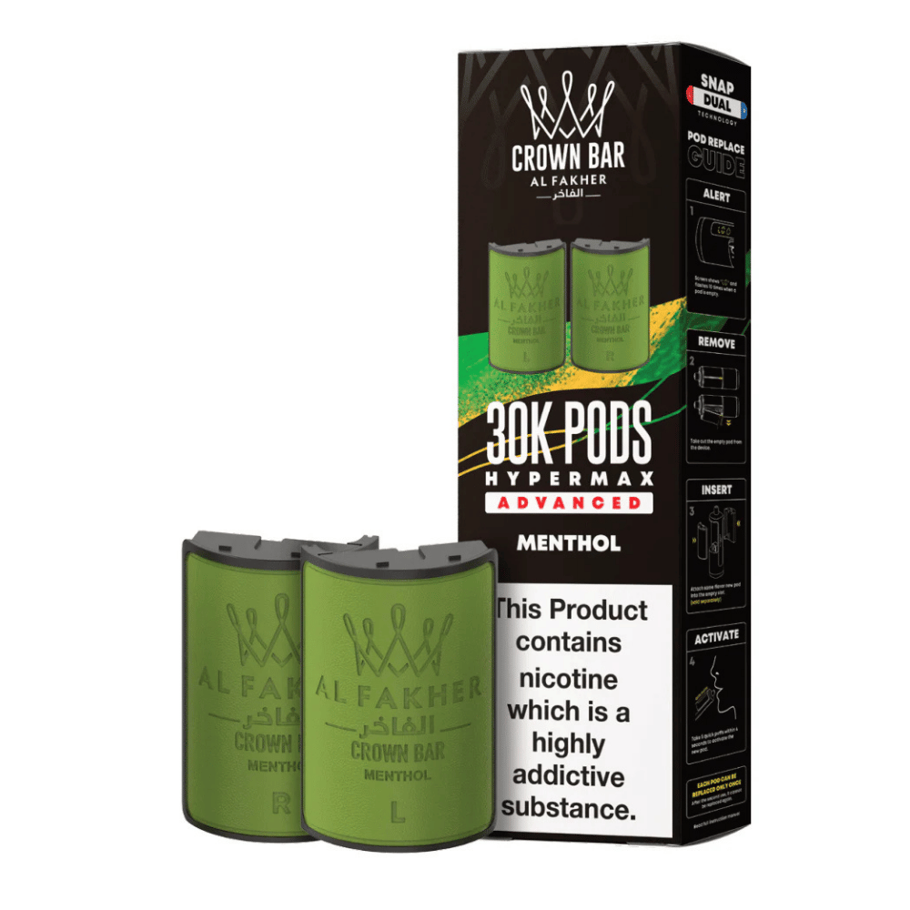 Al Fakher 30k Hypermax Prefilled Pods Menthol - EUK