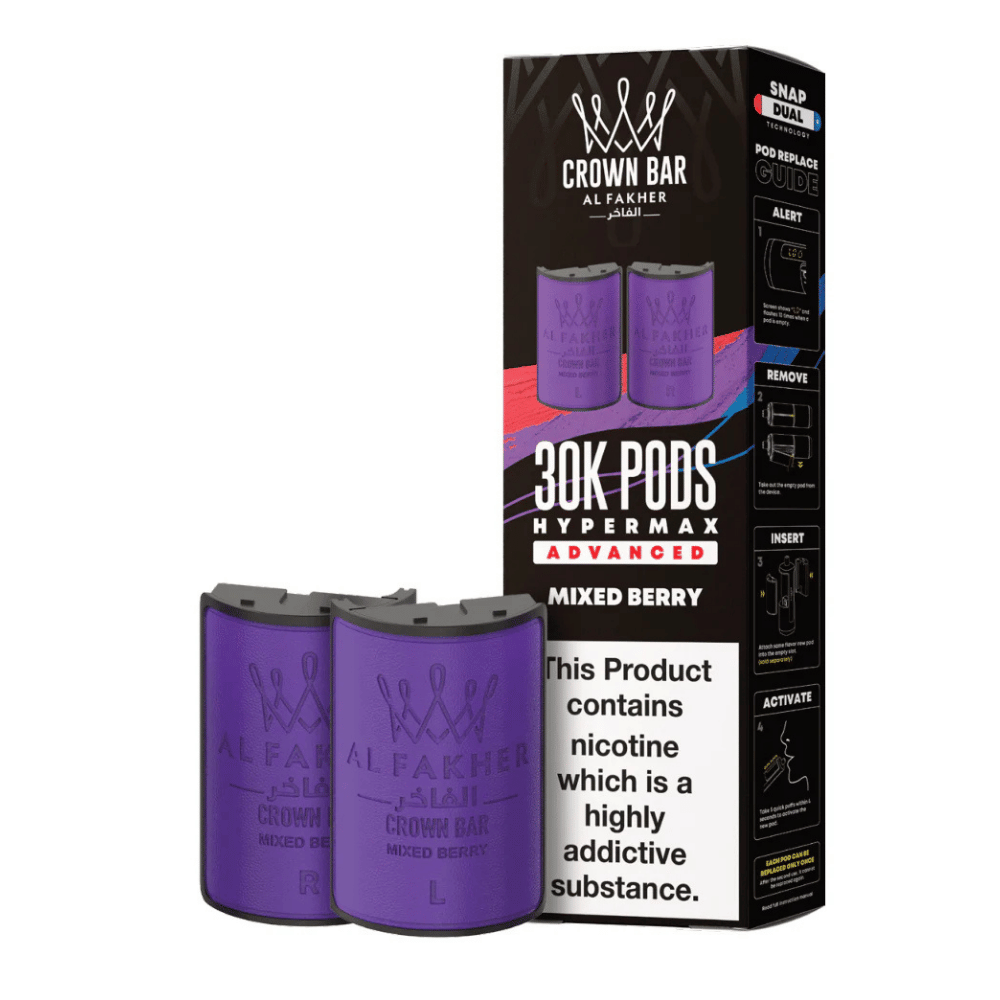 Al Fakher 30k Hypermax Prefilled Pods Mixed Berry - EUK