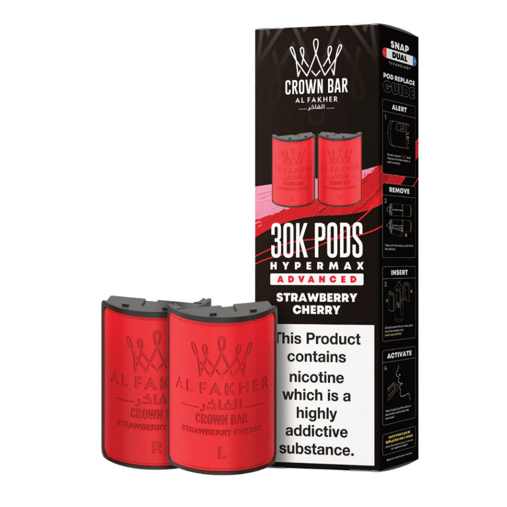 Al Fakher 30k Hypermax Prefilled Pods Strawberry Cherry - EUK